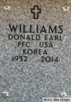 Pfc Donald Earl Williams