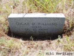 Oscar D Williams