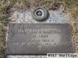 Harold E Bartels