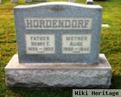 Henry F Hordendorf