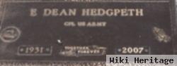 E Dean Hedgpeth