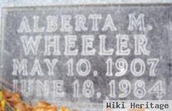 Alberta A Mcdonald Wheeler