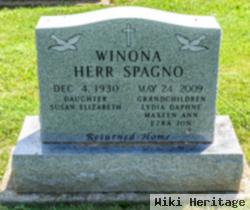 Winona F. "winnie" Herr Spagno