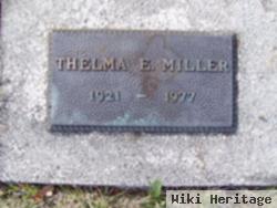 Thelma E Miller