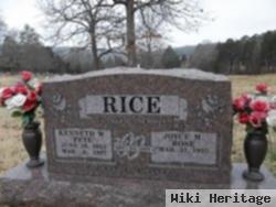 Kenneth Word "pete" Rice