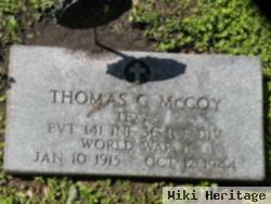 Thomas G Mccoy