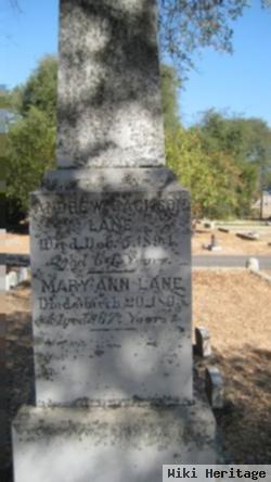 Mary Ann Lane