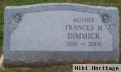 Frances M Dimmick