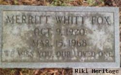 Merritt Whitt Fox