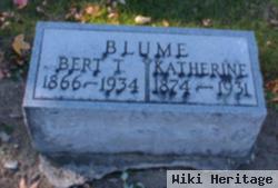 Bert T Blume