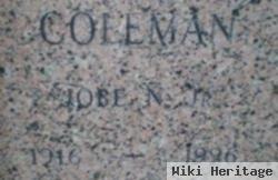 Jobe N. Coleman, Jr