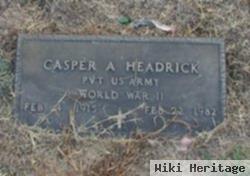 Pvt Caspar A Headrick