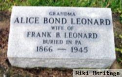 Alice Bond Leonard