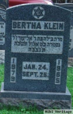 Bertha "beila Bat Eliezer" Englander Klein