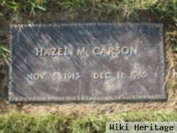 Hazel M Carson