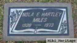 Nola E Hartley Miles