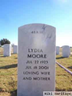 Lydia B Moore