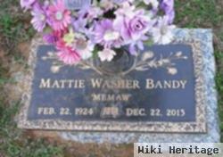 Mattie Washer Bandy