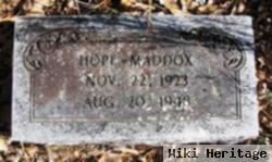 Hope Bertha Moore Maddox