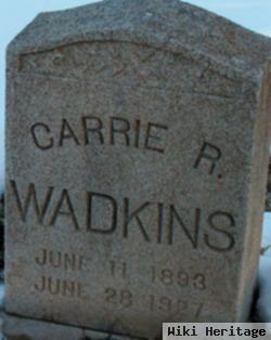 Carrie R. Jones Wadkins