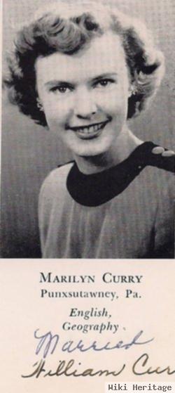 Marilyn Mae Woodruff Curry