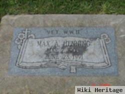 Max A Henning