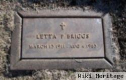 Letta F. Briggs