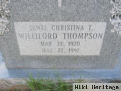 Jewel Christina T Williford Thompson