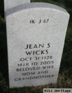 Jean S Wicks