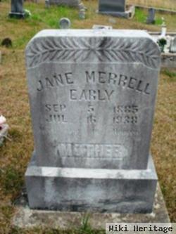 Jane Merrell Early