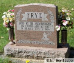 Lois Ruth Snoeberger Frye