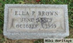 Ella P Reid Brown