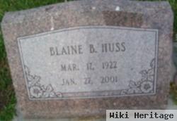 Blaine B Huss