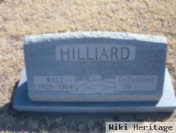 Walter F Hilliard