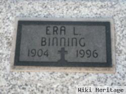 Era L Burk Binning