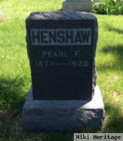 Pearl F. Shafer Henshaw