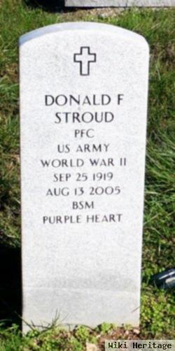 Pfc Donald F. Stroud