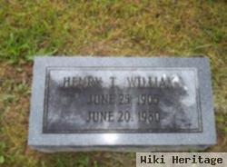 Henry Thurman Williams