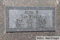 Alta F. Miller Vanwinkle