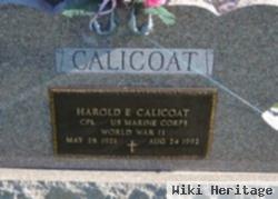 Harold E Calicoat