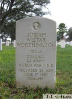 Josiah Wistar Worthington