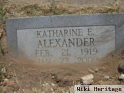 Katharine E. Saathoff Alexander