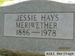 Jessie Hays Meriwether