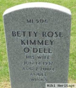 Betty Rose Kimmey O'dell