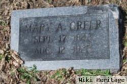 Mary A Hunt Greer