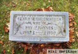 Clara M. Ohlemacher Haynes