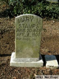 Mary M Stamps