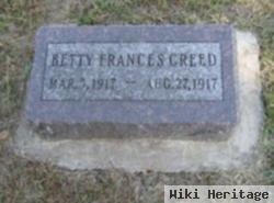 Betty Frances Creed