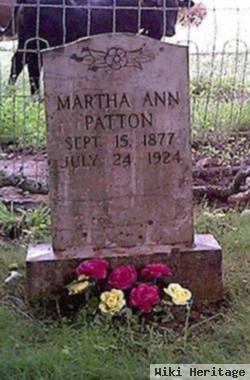 Martha Ann Hopper Patton