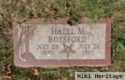 Hazel M Botsford